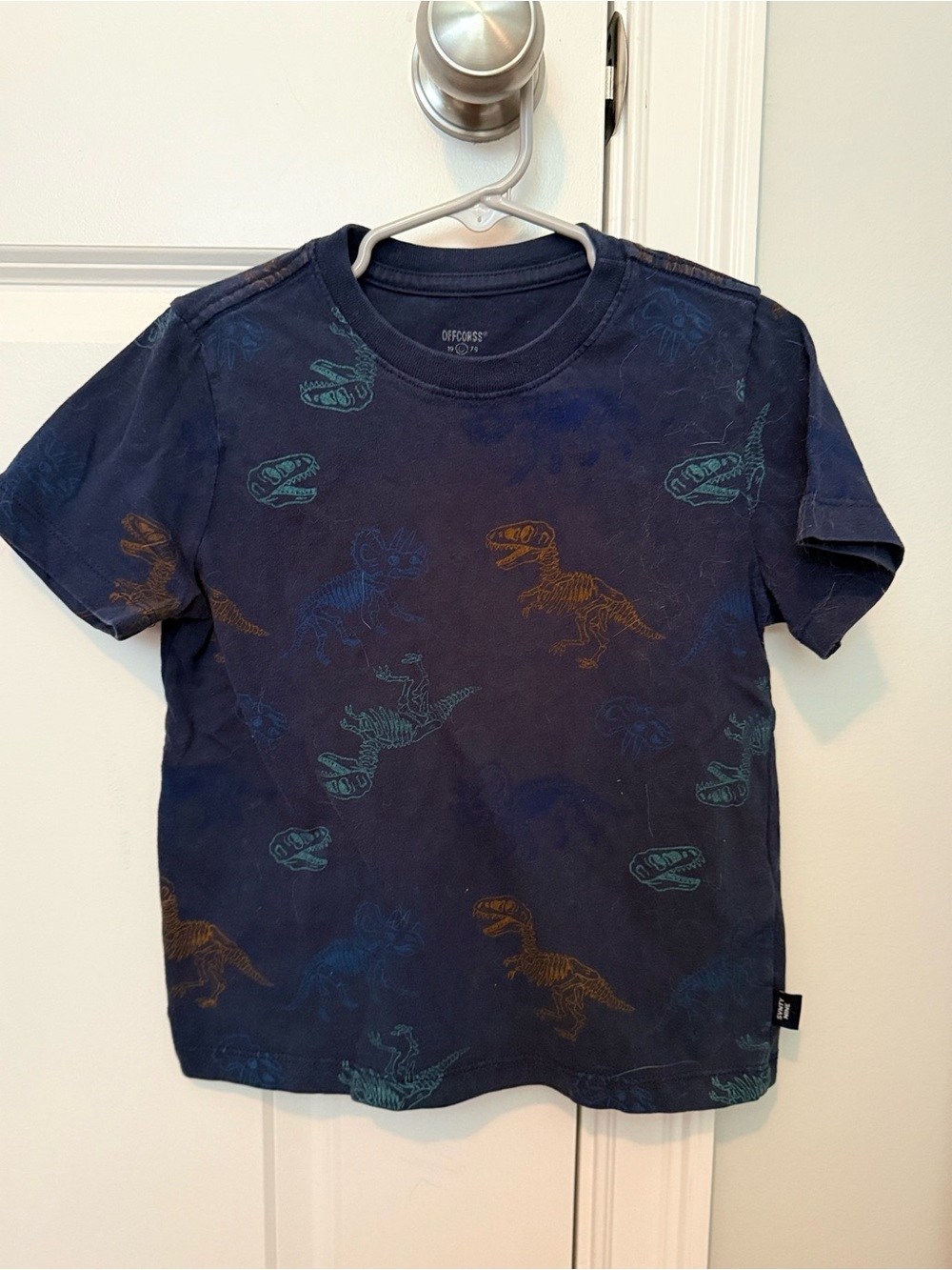 Children's Navy Dinosaur Skeleton Tee by Jumping Beans